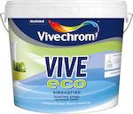 Vivechrom Vive Eco Plastic Ecological Paint for Interior Use White 750ml