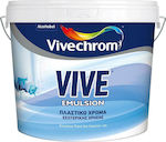 Vivechrom Vive Emulsion Πλαστικό Χρώμα για Εσωτερική Χρήση 750ml