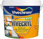 Vivechrom Vivecryl Eco Πλαστικό Χρώμα Ακρυλικό Οικολογικό για Εξωτερική Χρήση 10lt