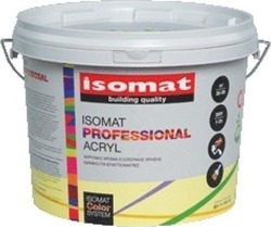 Isomat Professional Acryl Plastic Vopsea pentru Utilizare Externă Alb 9lt