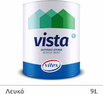 Vitex Acrylic Paint Plastic Acrilyc Paint for Exterior Use White 9lt