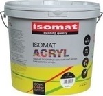 Isomat Acryl Plastic Acrilyc Paint for Exterior Use White 3lt