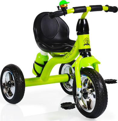 Moni Cavalier Kids Tricycle with Storage Basket for 3-7 Years Green