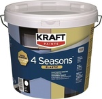 Kraft 4 Seasons Elastic Plastic Anti-Mildew Acrilyc Paint for Exterior Use White 3lt