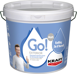 Kraft Go Exterior Πλαστικό Χρώμα Ακρυλικό για Εξωτερική Χρήση 3lt