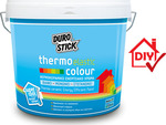 Durostick Thermoelastic Colour Plastic Thermal insulation Acrilyc Paint for Exterior Use White 3lt