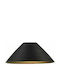 Aca Round Lamp Shade Black with Diameter 39cm