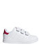 Stan Smith STAN SMITH CF I Детски маратонки Low Бели Обувки / Смело Розово