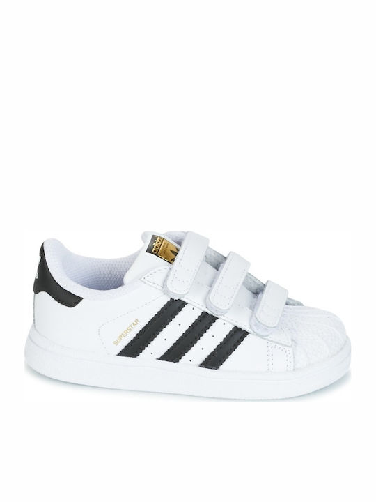 Adidas Παιδικά Sneakers Superstar CF με Σκρατς Footwear White / Core Black / Footwear White