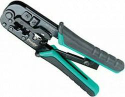 Proskit Ethernet Internet Cable Crimping Plier RJ12, RJ11, RJ45, RJ10 with Cable Cutter & Ratchet Mechanism (Length 180mm)