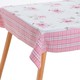 Inart Kariert Bella Rosa 120x120cm