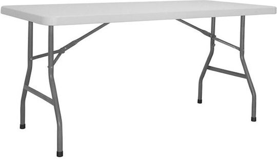 Table Catering Blow Foldable 183x76x74cm White Table Catering Blow Foldable 183x76x74cm White