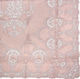 Espiel Plastic Lace Checkered Tablecloth Ροζ 135x135cm