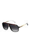 Carrera Men's Sunglasses With Black Horn-Rimmed Frame And Grey Gradient Lens 1007/S 807/9O