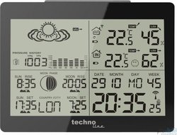 Technoline WS 6760 Wireless Stație meteorologică Analogic Montat pe perete Negru