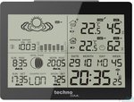 Technoline WS 6760 Wireless Analog Weather Station Wall Mounted Black