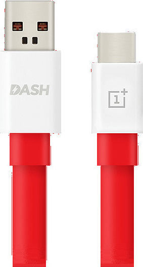 OnePlus Flach USB 3.0 Kabel USB-C männlich - USB-A 65W Rot 1.5m (0202003401)
