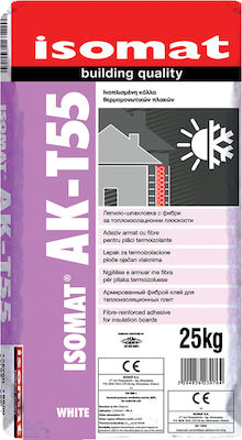 Isomat AK-T55 Κόλλα Θερμομονωτικών Πλακών Λευκή 25kg