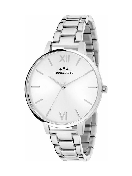 Chronostar Watch with Silver Metal Bracelet R3753267501
