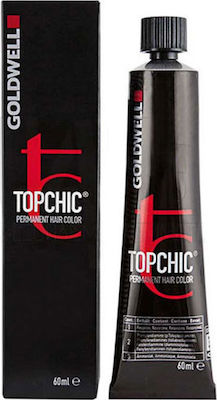 Goldwell Topchic Permanent Hair Color Vopsea de Păr 6KG Bronz aur aur închis 60ml