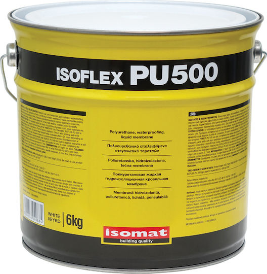 Isomat Isoflex PU 500 Elastomer Insulating Sealing Polyurethane 6kg White