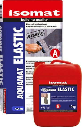 Isomat Aquamat Elastic Material etanș 18kg Alb