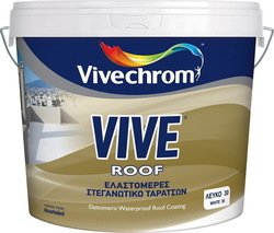 Vivechrom Vive Roof Elastomer Acrilyc Insulating Sealing 9lt White