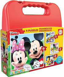 Kinderpuzzle Progressive Mickey Mouse für 3++ Jahre 73pcs Educa