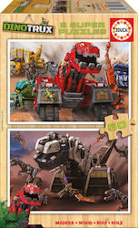 Lemnos Puzzle pentru Copii Dinotrux 100buc Educa