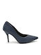 9569 Pantofi cu toc Albastru