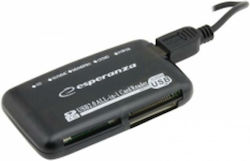 Esperanza Card Reader USB 2.0 for /S/D/ /m/i/c/r/o/S/D/ /M/e/m/o/r/y/S/t/i/c/k/ / / /x/D/