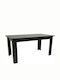 Esstisch Tisch Speisesaal Ausziehbar Holz Wenge 120(+40)x72x78cm