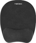 Natec Ergonomic Chipmunk Mouse Pad 230mm με Στήριγμα καρπού Μαύρο