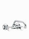 Clever Guayama Wall Kitchen Faucet Silver
