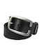 JOHN-ANDY Leather Belt Black