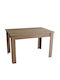 Table Kitchen Wooden Oak 120x80x75cm