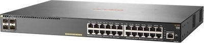 HP Aruba 2930F 24G PoE+ 4SFP+ Gestionat L3 PoE+ Switch cu 24 Porturi Gigabit (1Gbps) Ethernet și 4 Porturi SFP