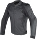 Dainese Fighter Herren Motorradjacke Leder 4 Jahreszeiten Black 1533754-631