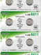Camelion AG11 Alkaline Watch Batteries LR58 1.5V 10pcs