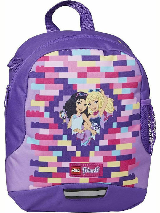 Lego Friends School Bag Backpack Kindergarten in Purple color 10lt