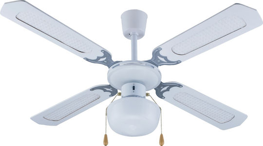 Primo PRCF-80277 Ventilator De Tavan 105cm Cu Lentile De Mărire Negru
