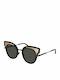 Bottega Veneta Women's Sunglasses with Black Metal Frame BV0094 001