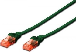 Digitus U/UTP Kat.6 Ethernet-Netzwerkkabel 3m Grün 1Stück