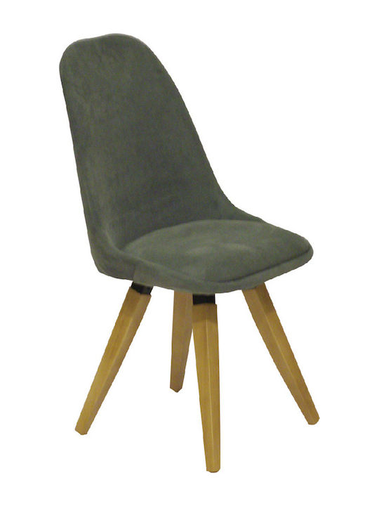 Dottore-S Dining Room Fabric Chair Gray 49x54x88cm