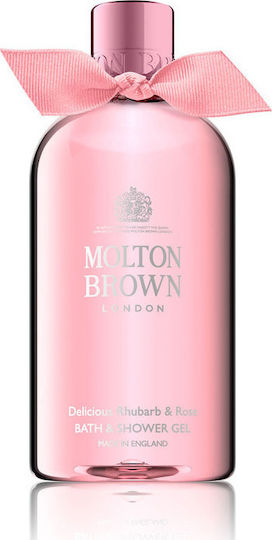 Molton Brown Rhubarb & Rose Bath Shower Gel Αφρόλουτρο σε Gel με Γλυκερίνη & Άρωμα Τριαντάφυλλο 300ml