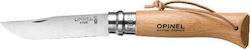 Opinel Baroudeur No.8 Pocket Knife Brown with Blade made of Stainless Steel