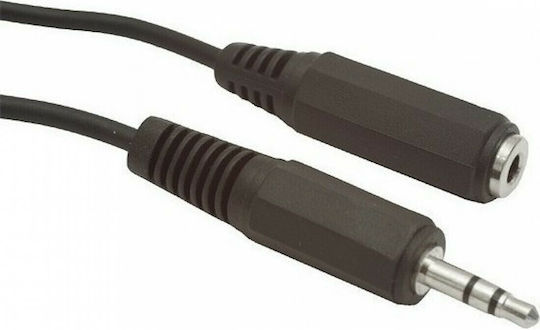 Cablexpert Καλώδιο Ήχου 3.5mm male - 3.5mm female Μαύρο 3m CCA-423-3M