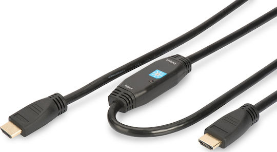 Digitus HDMI Cable Male - HDMI Male 30m Black