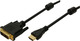 LogiLink Кабел DVI-D мъжки - HDMI мъжки 2м Черен (CH0004)