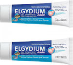 Elgydium Junior Οδοντόκρεμα Gel με Γεύση Bubble Toothpaste for 7+ years 100ml 1000 ppm 2pcs